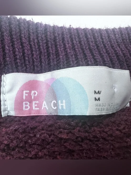 Free People Waffle Knit Henley Top - Picture 3 of 4